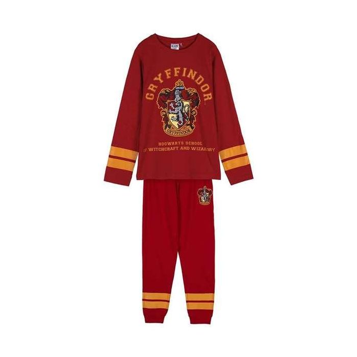 Cerdá Pijama Largo Single Jersey Harry Potter DARK RED Talla 8 años