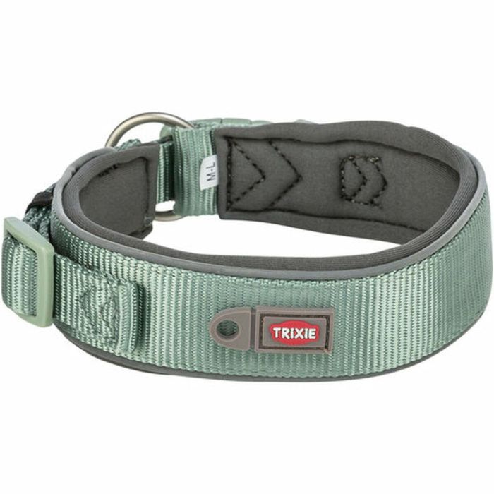 Collar para Perro Trixie Premium Verde Grafito L 46-55 cm 4 Collar para Perro Trixie Premium Verde Grafito L 46-55 cm 4