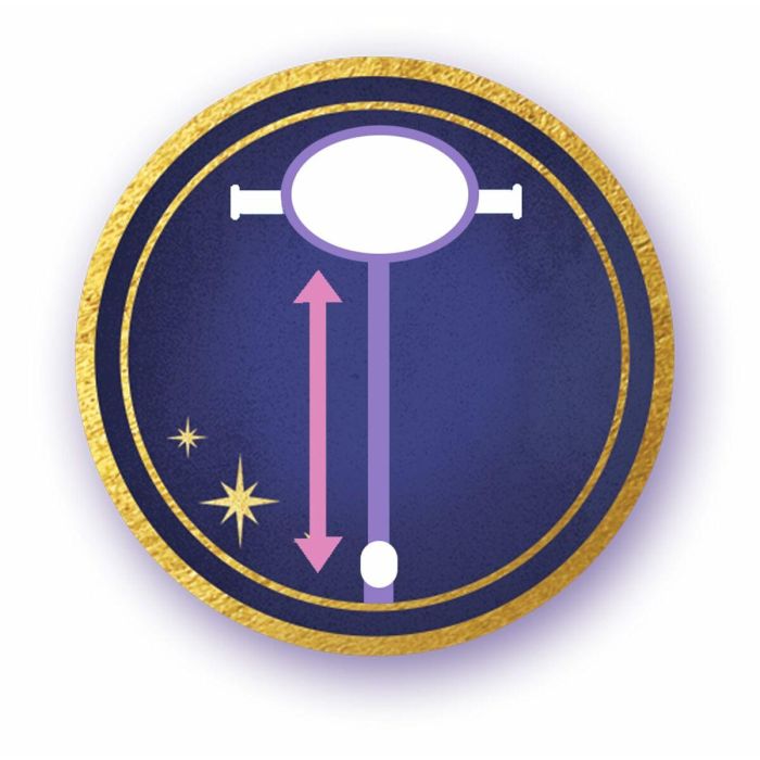 WISH WI467050 Patinete Infantil de 3 Ruedas con Plataforma Antideslizante y Altura Ajustable 2