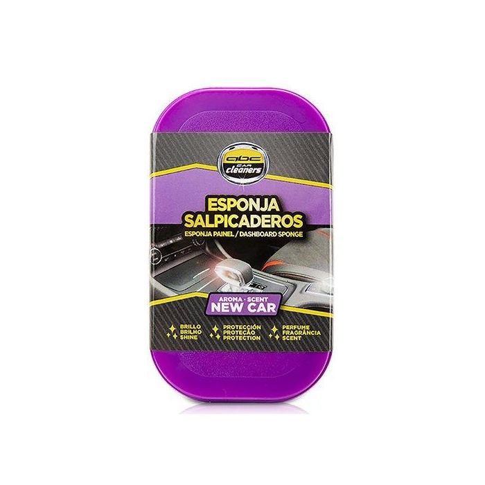 ABC CAR CLEANERS MOT70001 Esponja limpia salpicaderos con silicona protectora. Aroma New Car para coche, moto y hogar. 3