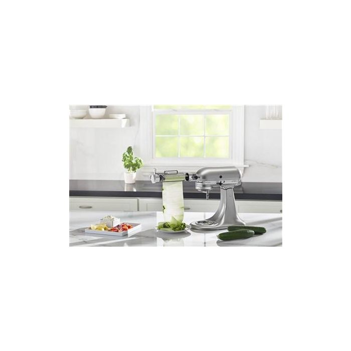 Kitchenaid 5KSMSCA Cortador de Verduras en Láminas Accesorio para Robots de Cocina con 2 Cuchillas de Acero Inoxidable 10