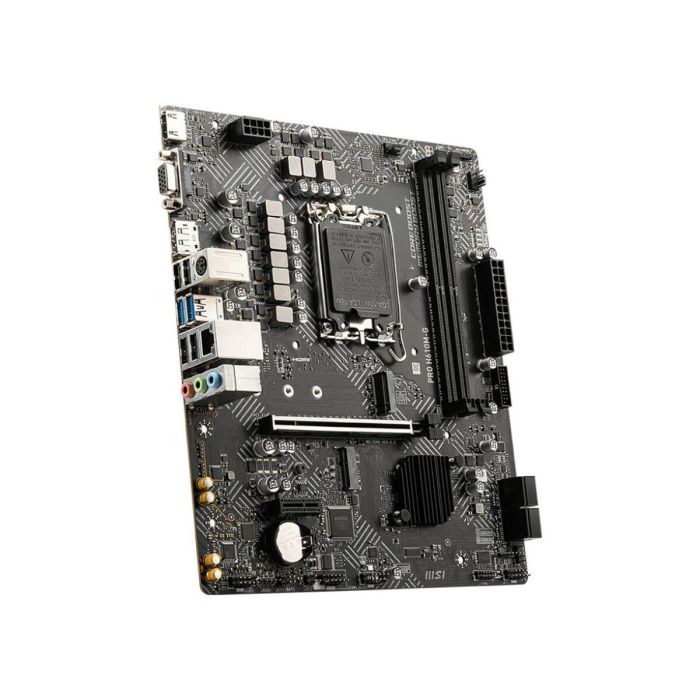 Msi MSI1701162253900 Placa base PRO H610M-G Intel H610 LGA 1700 micro ATX 3 Msi MSI1701162253900 Placa base PRO H610M-G Intel H610 LGA 1700 micro ATX 3