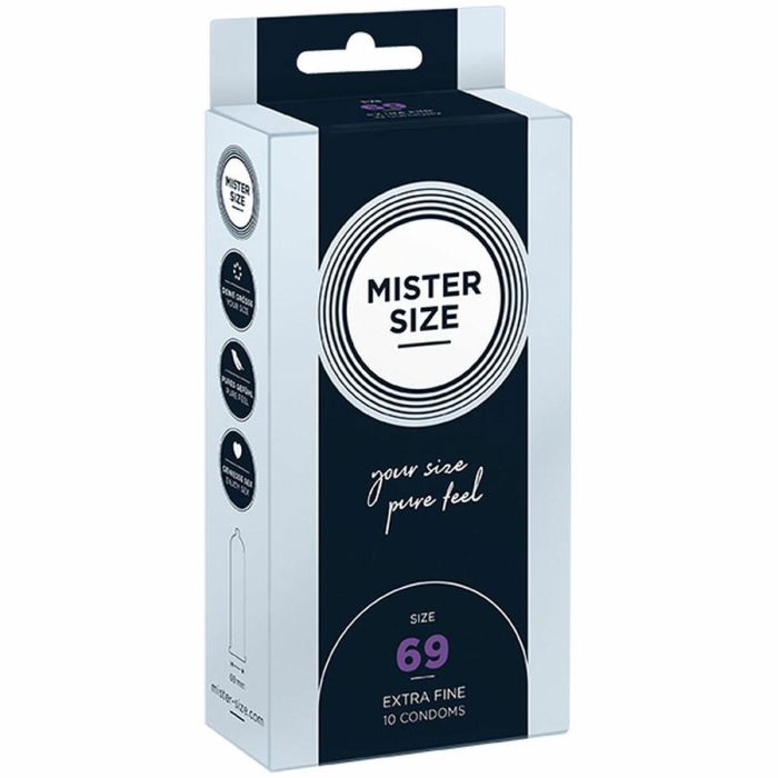 Preservativos Mister Size Ø 6,9 cm (10 pcs) Preservativos Mister Size Ø 6,9 cm (10 pcs)