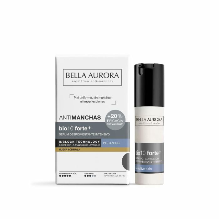 Bella Aurora BIO10 FORTE+ Serum Despigmentante Piel Sensible 30 ml - Calma y Repara Manchas 3