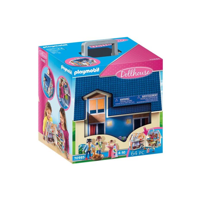 Playmobil Casa de Muñecas Maletín 70985 Plegable con Figuras y Accesorios para +4 Años 1