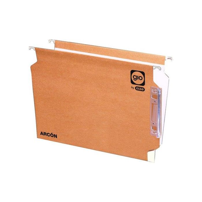 Carpeta Colgante Gio Cart.Arcon Visor Lateral V Bicolor 240G Fº Paquete De 25 (50200/A20020)