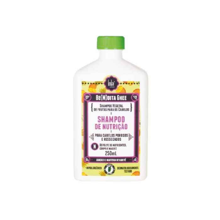Lola Bemdita Ghee Nutrition Shampoo Pineapple And Bacuri Butter 250 mL Lola Bemdita Ghee Nutrition Shampoo Pineapple And Bacuri Butter 250 mL