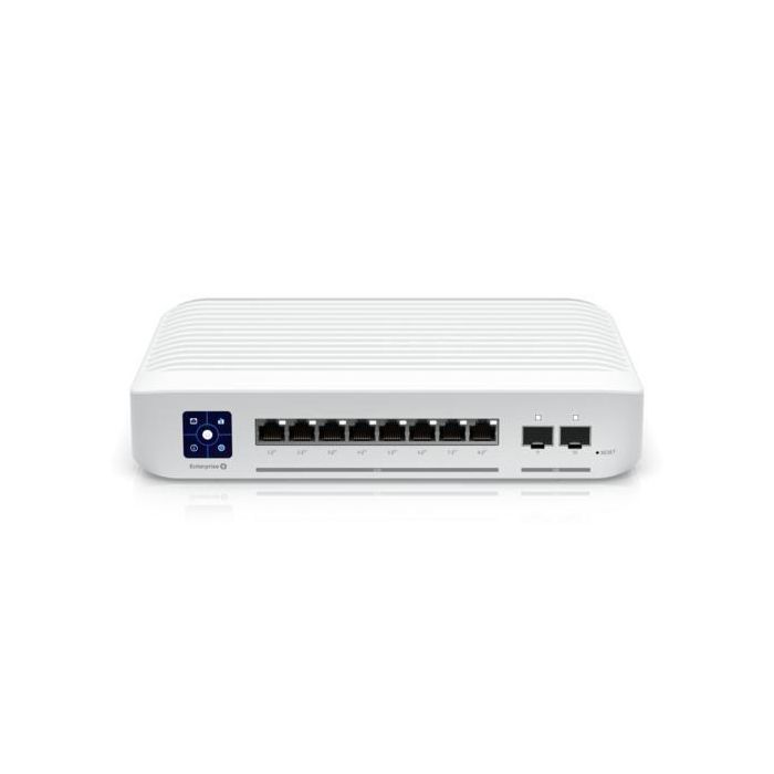 Ubiquiti Fully managed, L3, 8x 2.5GbE RJ-45 ports, 2x 10G SFP+ ports, 80 Gbps switching capacity, PoE, UniFi Network 5 Ubiquiti Fully managed, L3, 8x 2.5GbE RJ-45 ports, 2x 10G SFP+ ports, 80 Gbps switching capacity, PoE, UniFi Network 5