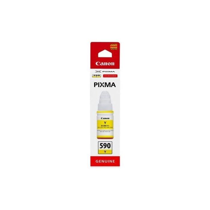 Canon Bote Tinta Amarillo Pixma G 1500-1501-1510-2500-2501-2510-3500-3501-4410-4500-4511 - Gi 590Y Canon Bote Tinta Amarillo Pixma G 1500-1501-1510-2500-2501-2510-3500-3501-4410-4500-4511 - Gi 590Y