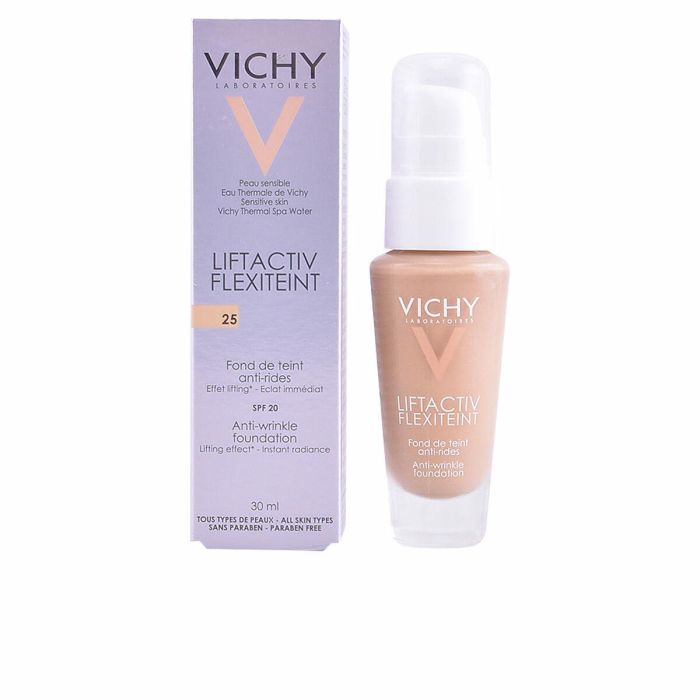 Fondo de Maquillaje Fluido Liftactiv Flexiteint Vichy Spf 20 1 Fondo de Maquillaje Fluido Liftactiv Flexiteint Vichy Spf 20 1