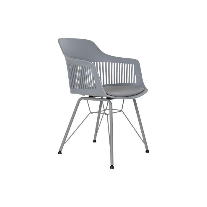 Silla Scandi DKD Home Decor Gris Claro 53 x 81 x 56 cm