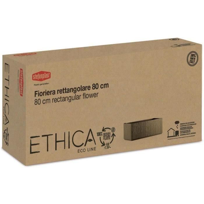 Jardinera rectangular Ethica 80 cm tiza 5 Jardinera rectangular Ethica 80 cm tiza 5