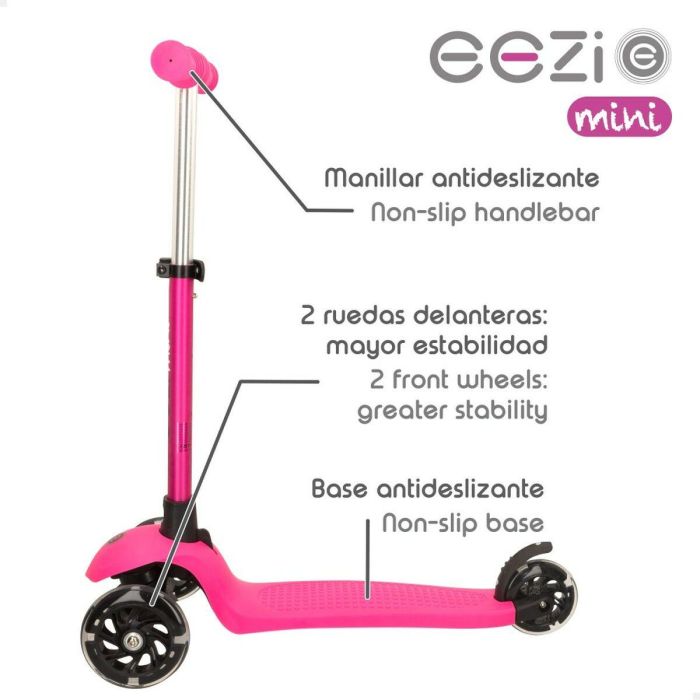 Patinete Scooter Eezi Rosa 2 Unidades 4