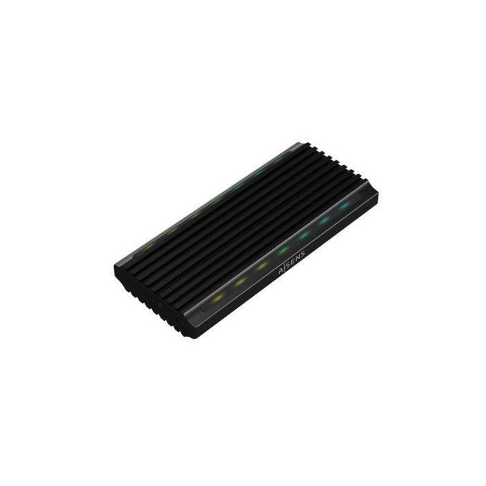 AISENS CAJA EXTERNA M.2 RGB GAMING ASM2-RGB011GR SATA/NVME A USB3.1 GEN2, NEGRA AISENS CAJA EXTERNA M.2 RGB GAMING ASM2-RGB011GR SATA/NVME A USB3.1 GEN2, NEGRA