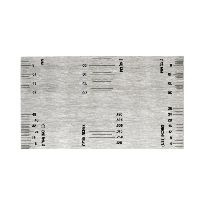 Dunlop Regla De Medicón / Pulgadas & Mm Para Ajuste De Instrumentos Musicales 2 Dunlop Regla De Medicón / Pulgadas & Mm Para Ajuste De Instrumentos Musicales 2