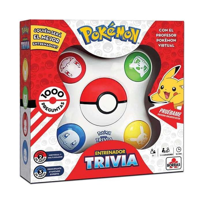 Pokemon Juego de Mesa Trivia Entrenador: ¿Quién Será el Mejor? | Edad 7+ años, Requiere 3 pilas LR6 (no incluidas), Idiomas ES/EN 5