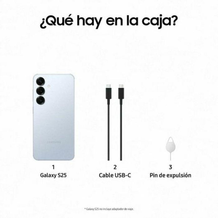 Smartphone Samsung 6,7" Qualcomm Snapdragon 8 Elite 12 GB RAM 256 GB Azul 7 Smartphone Samsung 6,7" Qualcomm Snapdragon 8 Elite 12 GB RAM 256 GB Azul 7