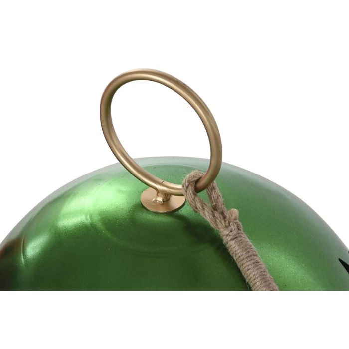 DKD Home Decor Decoración Colgante Navidad Tradicional Metal Rojo Verde Dorado Desmontable 42x48.5x42 cm (2 Unidades) 2 DKD Home Decor Decoración Colgante Navidad Tradicional Metal Rojo Verde Dorado Desmontable 42x48.5x42 cm (2 Unidades) 2