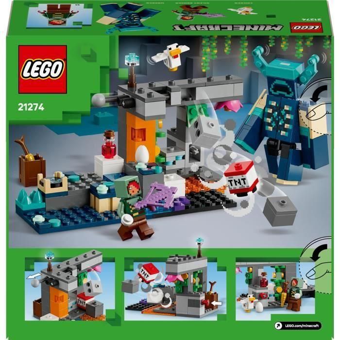 LEGO 21274 Minecraft Encuentro con el Guardián - Juguete coleccionable para niños +7 años 5