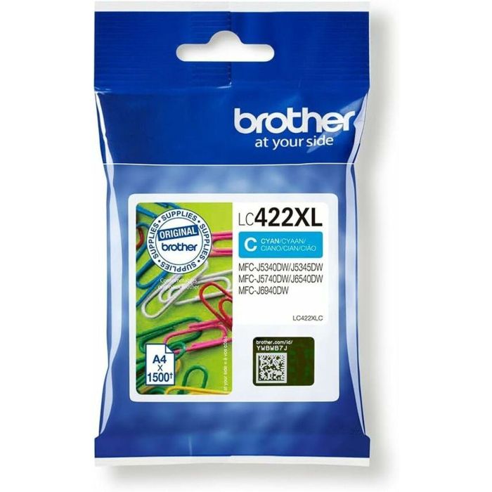 Cartucho de Tinta Original Brother MFCJ5340DW MFCJ5740DW MFCJ6540DW MFCJ6940DW Cian (5 Unidades) 2 Cartucho de Tinta Original Brother MFCJ5340DW MFCJ5740DW MFCJ6540DW MFCJ6940DW Cian (5 Unidades) 2