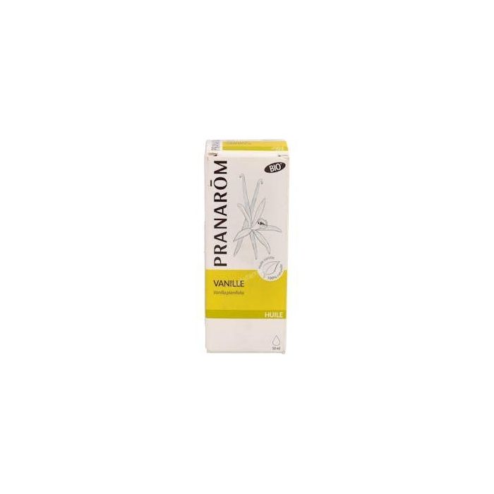 PRANAROM Aceite Vegetal de Vainilla Bio 50ml para Masaje - Hidratante Corporal Natural