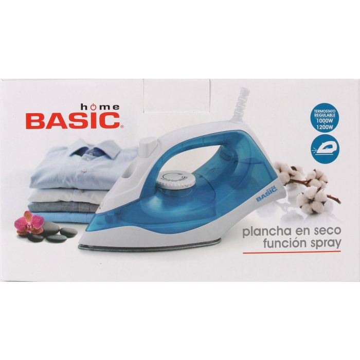 Plancha de Vapor Basic Home 1000-1200W (6 Unidades) 1 Plancha de Vapor Basic Home 1000-1200W (6 Unidades) 1