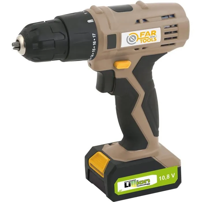 FARTOOLS Taladro Inalámbrico LI 108 10.8V Li-ion para atornillar y desenroscar con LED 1
