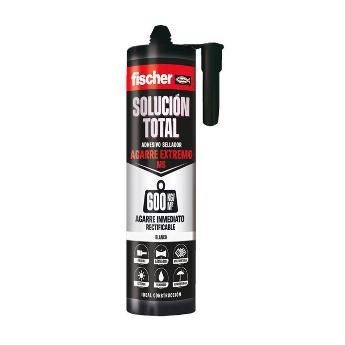 Solucion total agarre extremo, blanco, 290 ml 572475 fischer