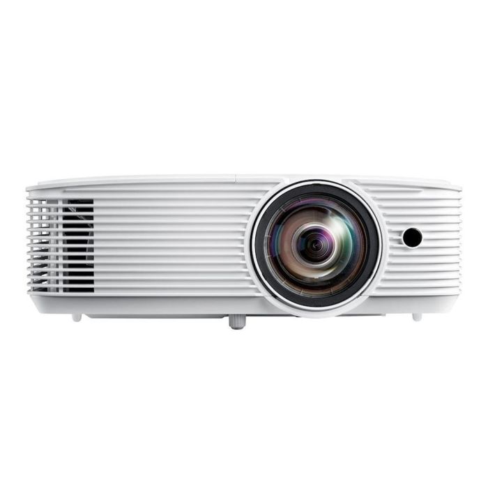 Optoma X309ST Proyector Compacto Tiro Corto XGA 3700 Lúmenes Contraste 25000:1 Full 3D HDMI VGA Lámpara Larga Duración Blanco