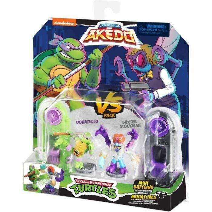 Figuras Donatello vs Baxter Stockman - Akedo - Moose Toys 2