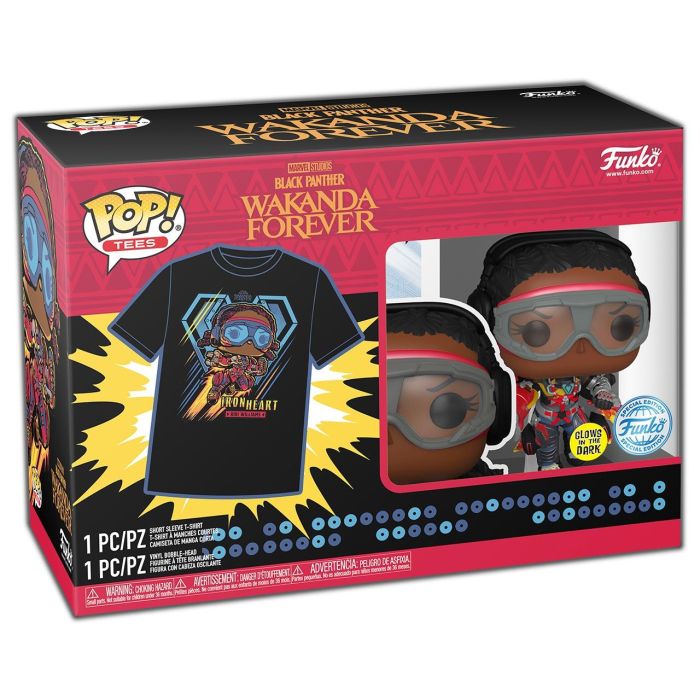 Funko Pop&Tee Black Panther Wakanda Forever Talla S 70379 1