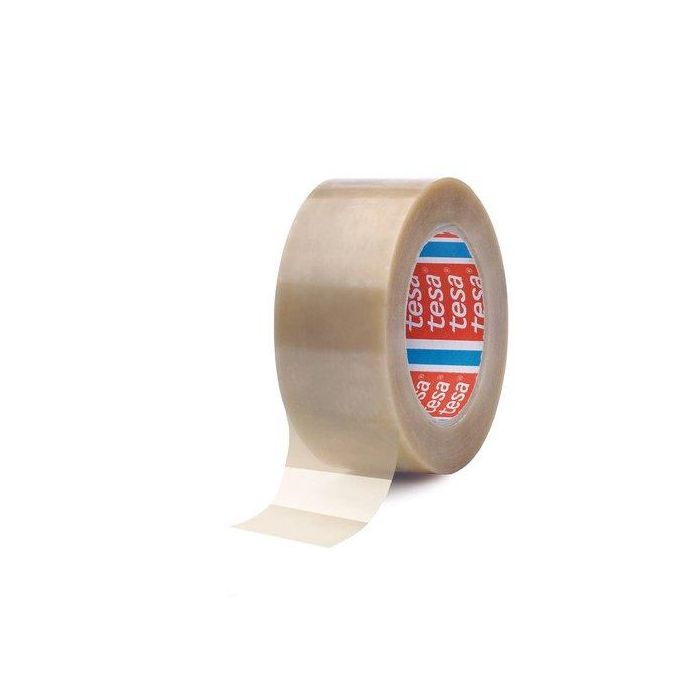 Cinta De Embalaje Tesa Pvc Liso Rollo 66X50 Transparente 36 unidades