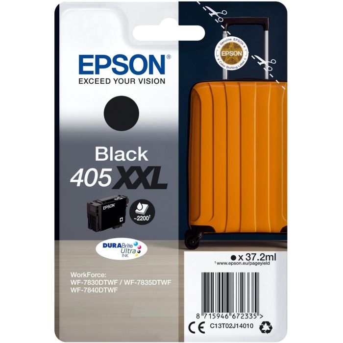 EPSON Singlepack Black 405XXL DURABrite Ultra Ink