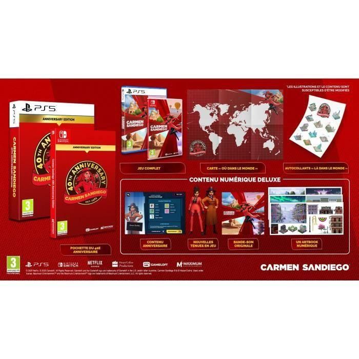 Just For Games JUS1736787869999 Carmen Sandiego Edición 40 Aniversario - Juego de PS5 1 Just For Games JUS1736787869999 Carmen Sandiego Edición 40 Aniversario - Juego de PS5 1