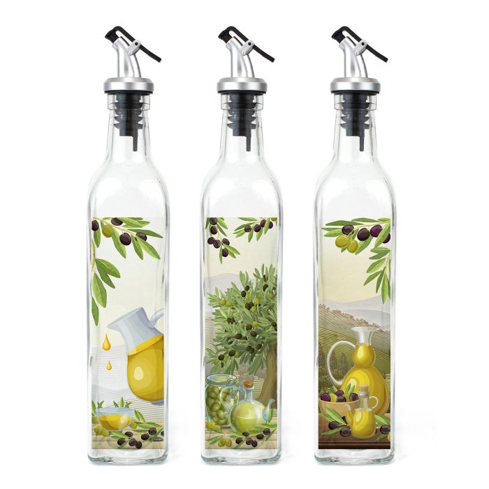 Aceitera de vidrio 750 ml con tapón Anna (12 Unidades) 6 Aceitera de vidrio 750 ml con tapón Anna (12 Unidades) 6