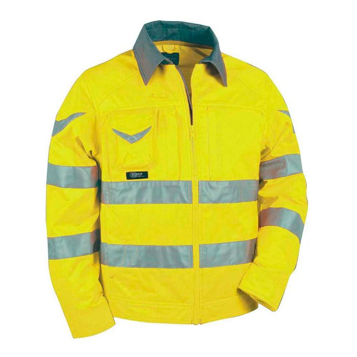 Cofra Warning Cazadora Talla 58 Amarillo con Bandas Reflectantes 3M y Scotchlite para Agricultura, Ferrocarril y Logística 0 Cofra Warning Cazadora Talla 58 Amarillo con Bandas Reflectantes 3M y Scotchlite para Agricultura, Ferrocarril y Logística 0