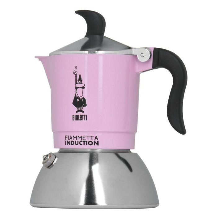 Cafetera Italiana Bialetti 29589 Acero Inoxidable Aluminio 2 Tazas Rosa 6