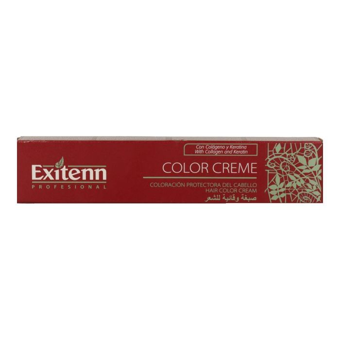 Exitenn Color Creme 60ml Coloración Permanente 723 Rubio Medio Baige Dorado