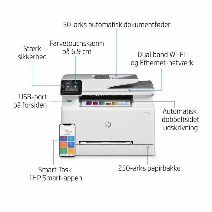 HP M283fdw Color LaserJet Pro MFP Impresora Multifunción Láser Wi-Fi Fax Dúplex A4 22ppm 600x600dpi Pantalla Táctil 2.7" 25 HP M283fdw Color LaserJet Pro MFP Impresora Multifunción Láser Wi-Fi Fax Dúplex A4 22ppm 600x600dpi Pantalla Táctil 2.7" 25