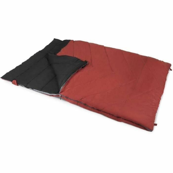 Kampa KAM5056446100038 Saco de Dormir para 2 Personas - Lucerna 8 - 2.25m x 1.5m - Rojo