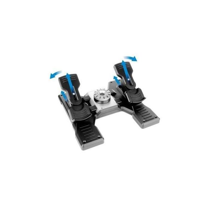 Pedales de timón de vuelo SAITEK BY LOGITECH 2 Pedales de timón de vuelo SAITEK BY LOGITECH 2