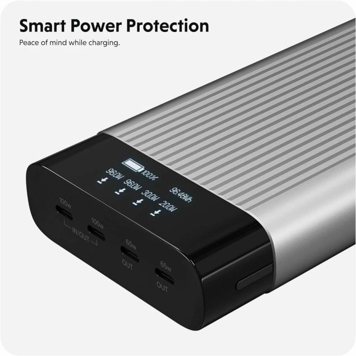 HYPER HJ245B Batería Externa 27000 mAh Plata 7 HYPER HJ245B Batería Externa 27000 mAh Plata 7