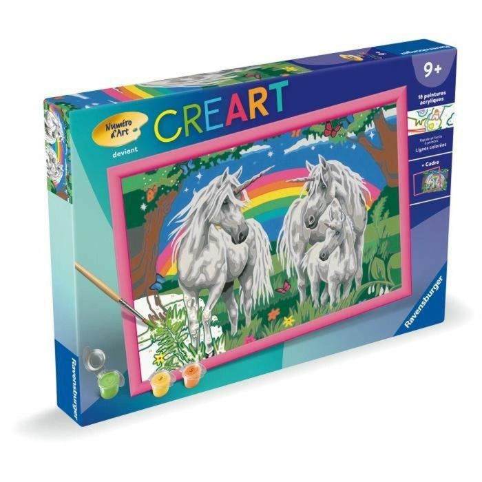 Ravensburger 25849 Kit de pintura por números CreArt Kids Unicorn Land 31 x 21 cm a partir de 9 años 4 Ravensburger 25849 Kit de pintura por números CreArt Kids Unicorn Land 31 x 21 cm a partir de 9 años 4