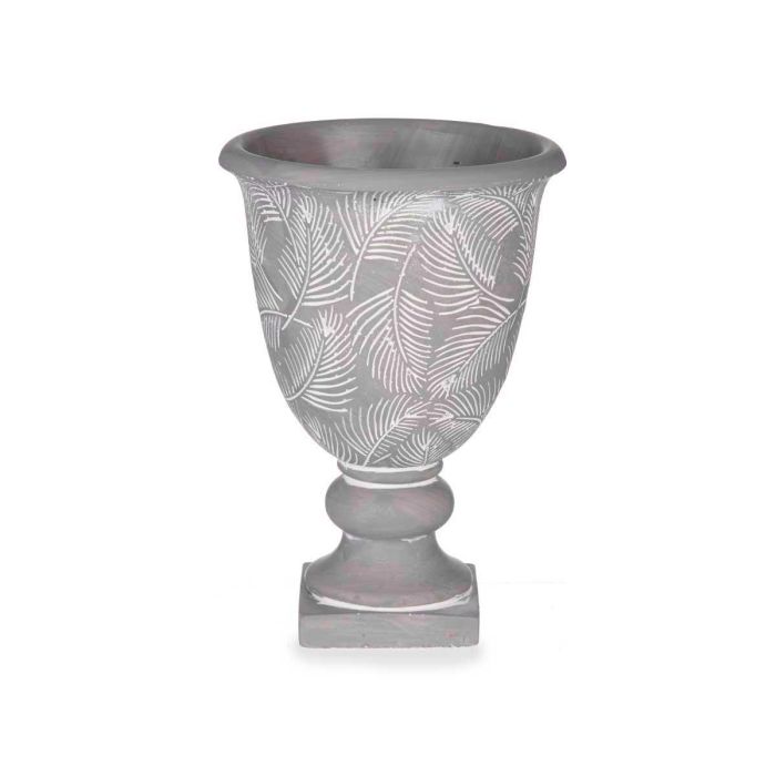 Copa Cemento Gris Grande Hojas 17X25 Ibergarden (6 Unidades) 1 Copa Cemento Gris Grande Hojas 17X25 Ibergarden (6 Unidades) 1