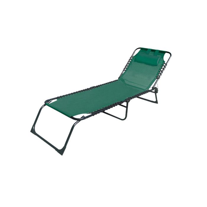 Marbueno Tumbona Plegable Acero Con Cojin Jardin y Piscina 190X58X27 cm Verde 10002 0 Marbueno Tumbona Plegable Acero Con Cojin Jardin y Piscina 190X58X27 cm Verde 10002 0