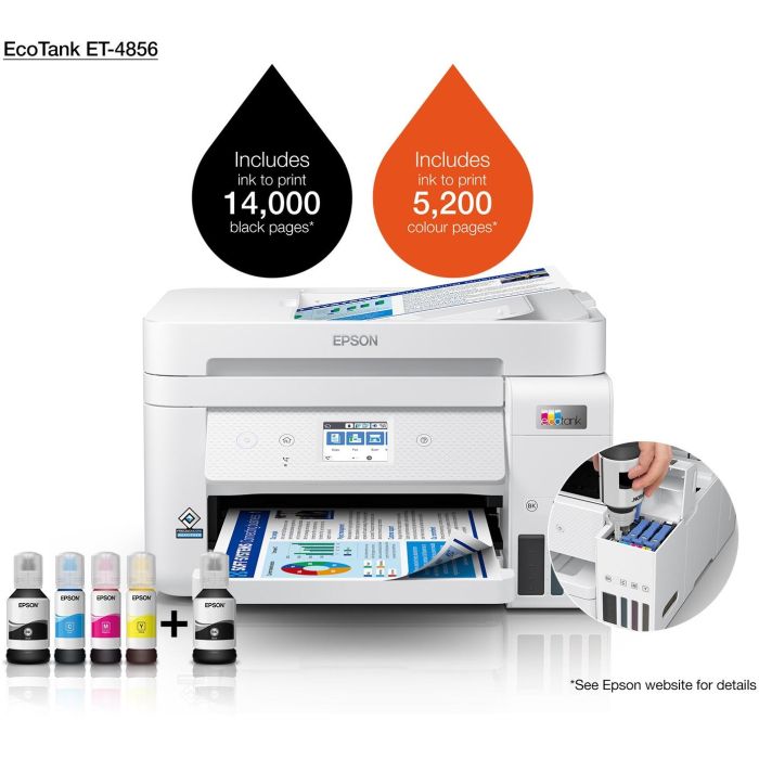 Epson Equipo multifuncion color EcoTank ET-4856 A4 9 Epson Equipo multifuncion color EcoTank ET-4856 A4 9