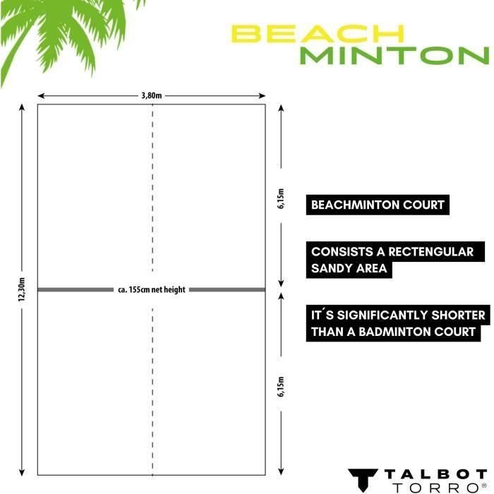 Juego de minton de playa - SCHILDKRÖT 4 Juego de minton de playa - SCHILDKRÖT 4