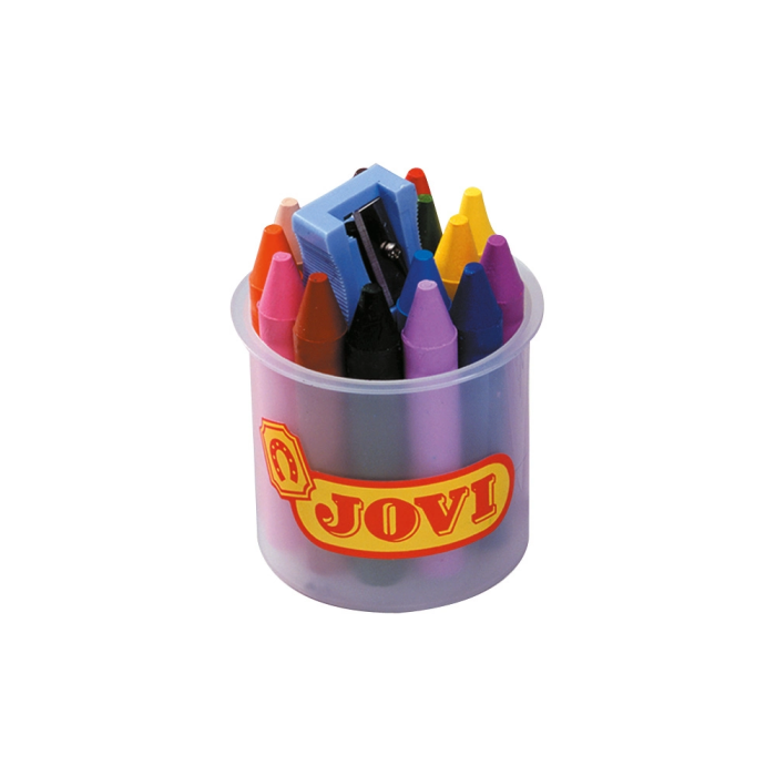 Jovi Lápices de Cera Bote 16 Unidades Colores Surtidos 1