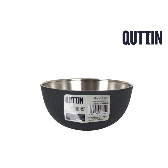 Quttin Bol de Acero Inoxidable Crocodile de 13.5 cm de diámetro (24 Unidades) Quttin Bol de Acero Inoxidable Crocodile de 13.5 cm de diámetro (24 Unidades)