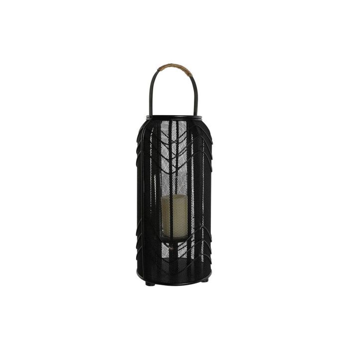 Portavela Colonial DKD Home Decor Negro 21.5 x 43.5 x 21.5 cm 1